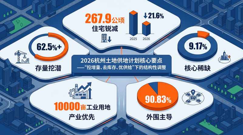  杭州楼市变局：一份供地计划透露的机遇与挑战，你准备好了吗 房产家居