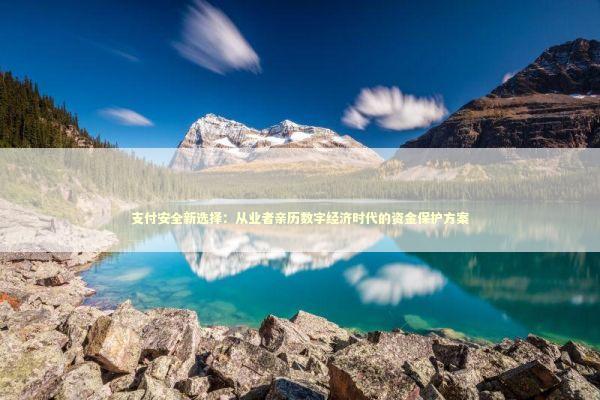 支付安全新选择：从业者亲历数字经济时代的资金保护方案
